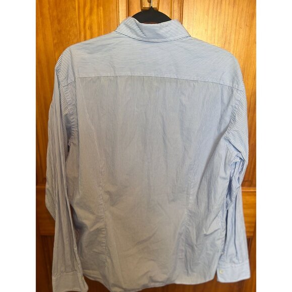 Vineyard Vines‎ Mens L Blue & White Striped Long-Sleeve Button-Up Shirt - Picture 3 of 5